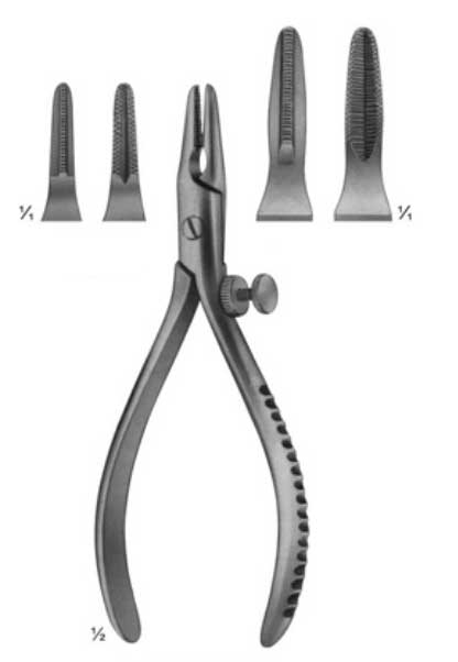 Wire Holding forceps, Flat-nosed Pliers, Pliers for bending and cutting wires